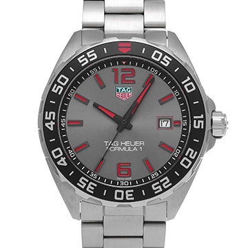 タグ ホイヤー フォーミュラ1 クォーツ WAZ1018.BA0842 グレー メンズ 時計 【中古】【wristwatch】