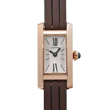 カルティエ タンク アロンジェ ラニエール W1537338 シルバー レディース 時計 【中古】【wristwatch】