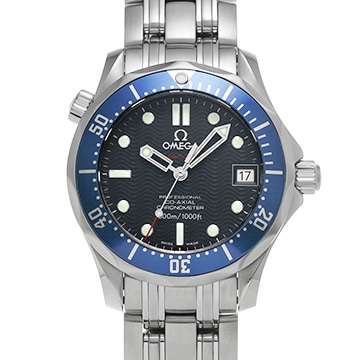 オメガ シーマスター ダイバー300 コーアクシャル 2222.80 ブルー メンズ 時計 【中古】【wristwatch】