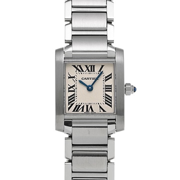 カルティエ タンクフランセーズ SM　 W51008Q3 シルバー レディース 時計 【中古】【wristwatch】