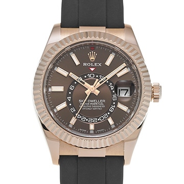 ロレックス スカイドゥエラー 326235 チョコレートブラウン メンズ 時計 【中古】【wristwatch】
