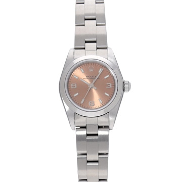 ロレックス オイスターパーペチュアル 76080 ピンク レディース 時計 【中古】【wristwatch】