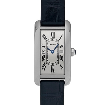 カルティエ タンク アメリカン WSTA0082 シルバー レディース 時計 【中古】【wristwatch】