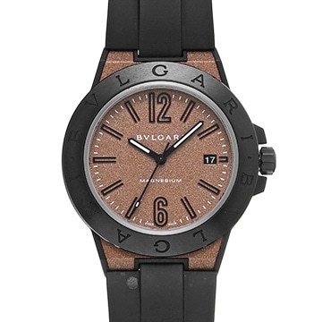 ブルガリ ディアゴノ マグネシウム DG41SMC ブラウン メンズ 時計 【中古】【wristwatch】