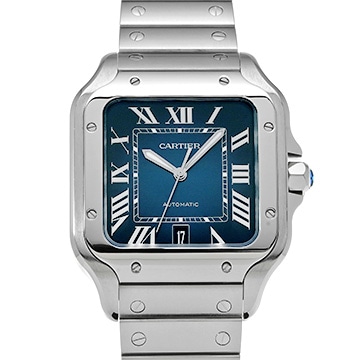 カルティエ サントス ドゥ カルティエ LM WSSA0030 ブルー・グラデーション メンズ 時計 【中古】【wristwatch】