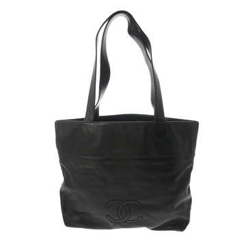シャネル ココマーク ブラック カーフスキン レディース バッグ 【中古】【bag】