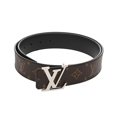 ルイ ヴィトン モノグラム ベルト LV イニシャル 40MM #90 ブラウン M9821 モノグラムキャンバス メンズ 【中古】【other】