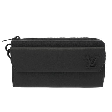 ルイ ヴィトン ジッピーウォレット ブラック M69831 グレインレザー メンズ 財布 【中古】【purse】