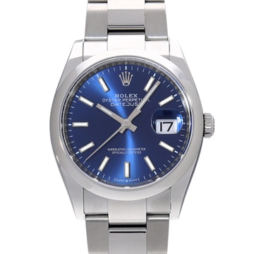 ロレックス デイトジャスト 36 126200 ブライトブルー メンズ 時計 【中古】【wristwatch】