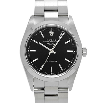 ロレックス エアキング 14000 ブラック メンズ 時計 【中古】【wristwatch】