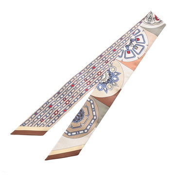 エルメス ツイリー L EFFET KALEIDOSCOPE マルチカラー シルク100％ レディース 【新品】【other】