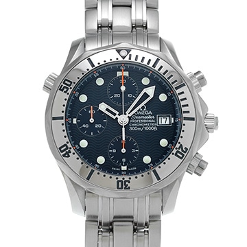 オメガ シーマスター プロフェッショナル 300 クロノグラフ 2598.80 ネイビー メンズ 時計 【中古】【wristwatch】