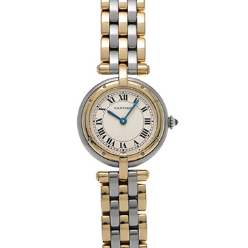 カルティエ パンテール ヴァンドーム SM W25030B6 アイボリー ユニセックス 時計 【中古】【wristwatch】