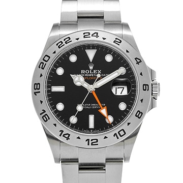 ロレックス エクスプローラー II 226570 ブラック メンズ 時計 【中古】【wristwatch】