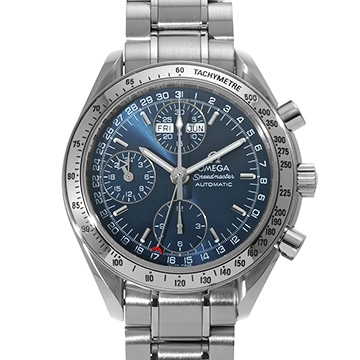 オメガ スピードマスター トリプルカレンダー 3523.80 ブルー メンズ 時計 【中古】【wristwatch】