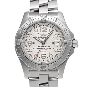 ブライトリング スーパーオーシャン スチールフィッシュ A179G91PRS シルバー メンズ 時計 【中古】【wristwatch】