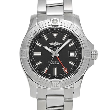 ブライトリング アベンジャー オートマチック GMT 43 A32397101B1A1 ブラック メンズ 時計 【中古】【wristwatch】