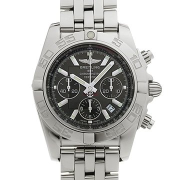 ブライトリング クロノマット 44 A011M24PA グレー/ブラック メンズ 時計 【中古】【wristwatch】