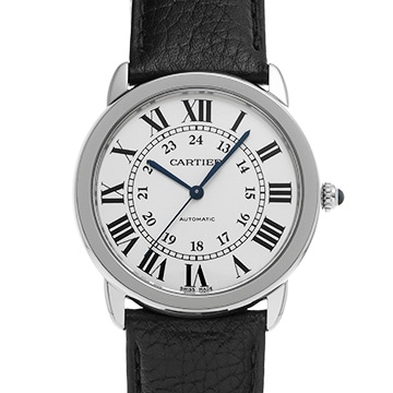 カルティエ ロンドソロ ドゥ カルティエ 36mm WSRN0021 シルバー ユニセックス 時計 【中古】【wristwatch】