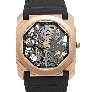 ブルガリ オクト フィニッシモ BGOP40GXTSK スケルトン メンズ 時計 【中古】【wristwatch】