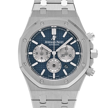 オーデマ ピゲ ロイヤルオーク クロノグラフ 26331ST.OO.1220ST.01 ブルー/ロジウム メンズ 時計 【中古】【wristwatch】