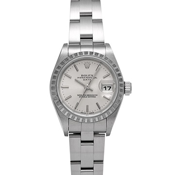ロレックス オイスターパーペチュアル デイト 79240 シルバー レディース 時計 【中古】【wristwatch】