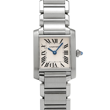 カルティエ タンクフランセーズ SM　 W51008Q3 シルバー レディース 時計 【中古】【wristwatch】