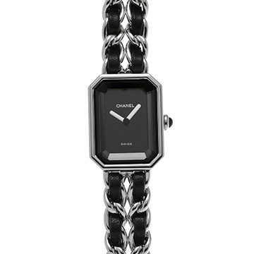 シャネル プルミエール L H0451 ブラック レディース 時計 【中古】【wristwatch】
