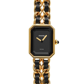 シャネル プルミエール S H0001 ブラック レディース 時計 【中古】【wristwatch】