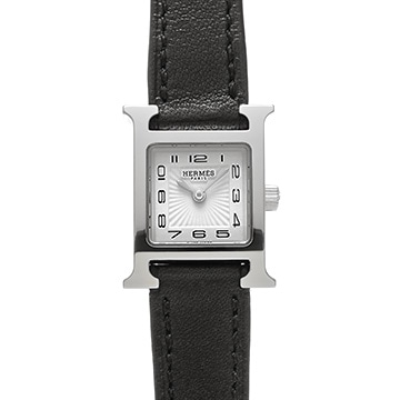 エルメス Hウォッチ ミニ HH1.110 ホワイト レディース 時計 【中古】【wristwatch】
