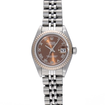 ロレックス デイトジャスト 79174 ピンク レディース 時計 【中古】【wristwatch】