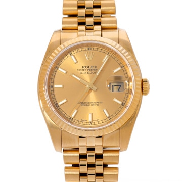 ロレックス デイトジャスト 36 116238 シャンパン メンズ 時計 【中古】【wristwatch】