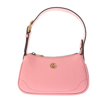 グッチ アフロディーテ スモール ピンク 739076 213317 レザー レディース バッグ 【中古】【bag】