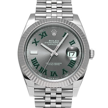 ロレックス デイトジャスト 41 126334 スレートグレー メンズ 時計 【中古】【wristwatch】