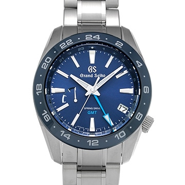 グランドセイコー スポーツコレクション スプリングドライブ GMT SBGE255 ブルー メンズ 時計 【中古】【wristwatch】