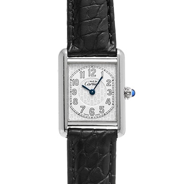 カルティエ マストタンク SM W1014254 ホワイト レディース 時計 【中古】【wristwatch】