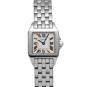 カルティエ サントス ドゥモワゼル SM W25064Z5 シルバー レディース 時計 【中古】【wristwatch】