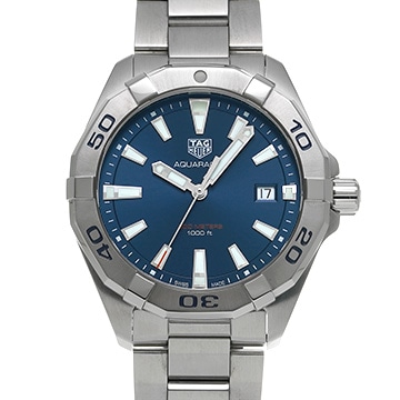 タグ ホイヤー アクアレーサー クォーツ WBD1112.BA0928 ブルー メンズ 時計 【中古】【wristwatch】