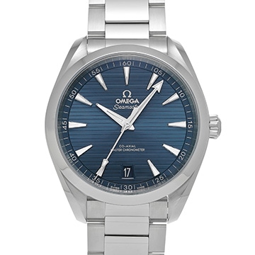 オメガ シーマスター アクアテラ コーアクシャル 220.10.41.21.03.004 ブルー メンズ 時計 【中古】【wristwatch】