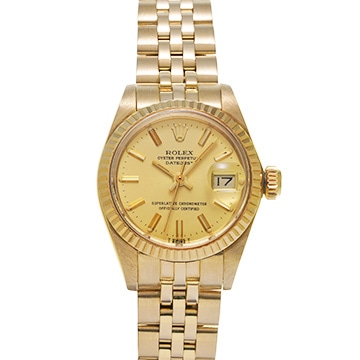 ロレックス デイトジャスト 6917 シャンパン レディース 時計 【中古】【wristwatch】
