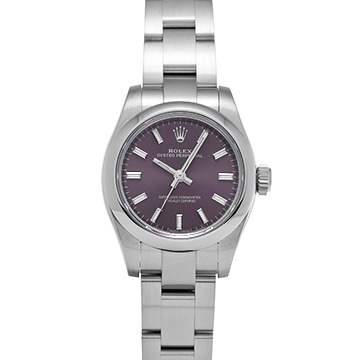 ロレックス オイスターパーペチュアル 176200 レッドグレープ レディース 時計 【中古】【wristwatch】
