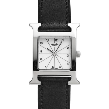 エルメス Hウォッチ HH1.210.132/VBN ホワイト レディース 時計 【中古】【wristwatch】
