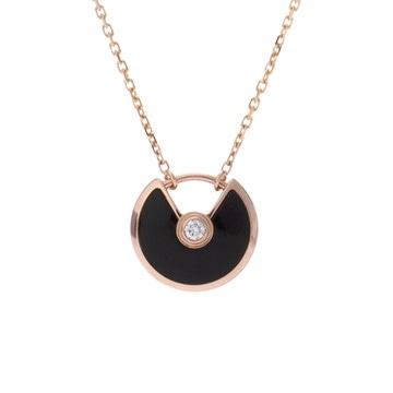 カルティエ アミュレット ネックレス XS ゴールド CRB3047200 K18ピンクゴールド PG レディース ジュエリー 【中古】【jewelry】