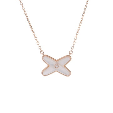 ショーメ ジュドゥリアン ネックレス 1PD ゴールド 082930-000 K18ピンクゴールド PG レディース ジュエリー 【中古】【jewelry】