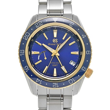 グランドセイコー スポーツコレクション スプリングドライブ GMT SBGE248 ブルー メンズ 時計 【中古】【wristwatch】