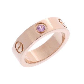 カルティエ ラブリング ＃51 ゴールド K18ピンクゴールド PG レディース ジュエリー 【中古】【jewelry】