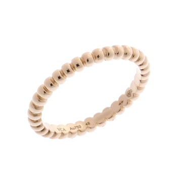ヴァン クリーフ&アーペル ペルレリング スモール #48 ゴールド K18イエローゴールド YG レディース ジュエリー 【中古】【jewelry】