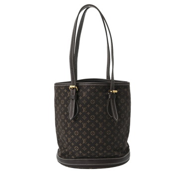 ルイ ヴィトン モノグラムミニラン バケツ PM エベヌ M95226 キャンバス レディース バッグ 【中古】【bag】