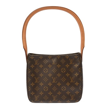 ルイ ヴィトン モノグラム  ルーピング MM ブラウン M51146 モノグラムキャンバス レディース バッグ 【中古】【bag】