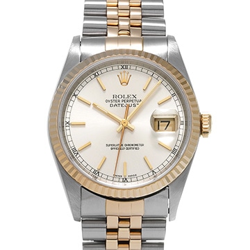 ロレックス デイトジャスト 16233 シルバー メンズ 時計 【中古】【wristwatch】